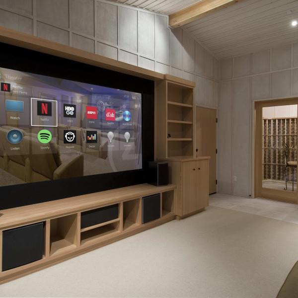 Professional home theater installation by SCV Audio Video